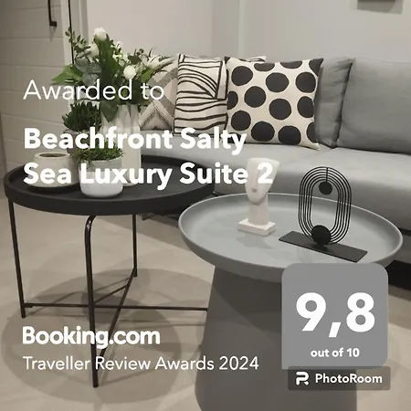 Beachfront Salty Sea Luxury Suite 2 Agios Nikolaos  Exterior photo