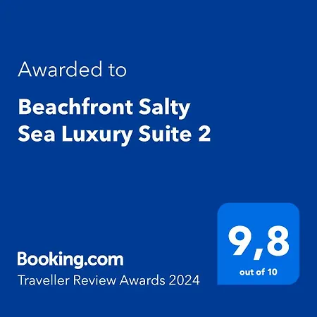 Beachfront Salty Sea Luxury Suite 2 Agios Nikolaos  Exterior photo